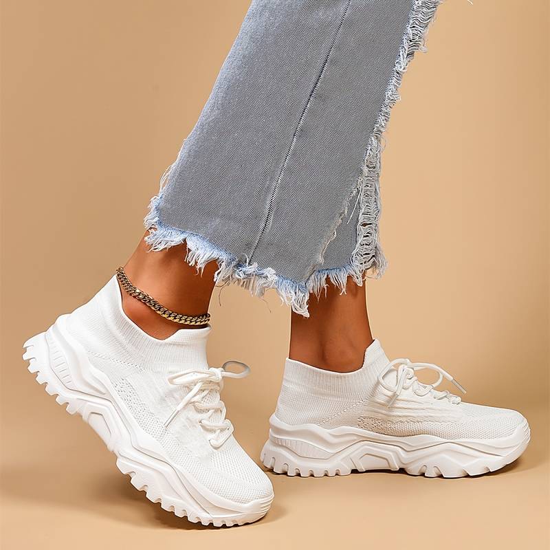 Orthopedic Trainers | Chunky | Mesh | Slip-On Sneakers | Women's Trainers-Grace Aura