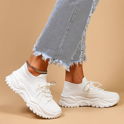 Orthopedic Trainers | Chunky | Mesh | Slip-On Sneakers | Women's Trainers-Grace Aura