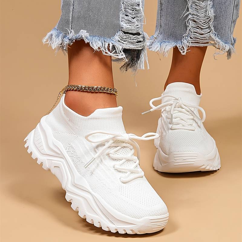 Orthopedic Trainers | Chunky | Mesh | Slip-On Sneakers | Women's Trainers-Grace Aura