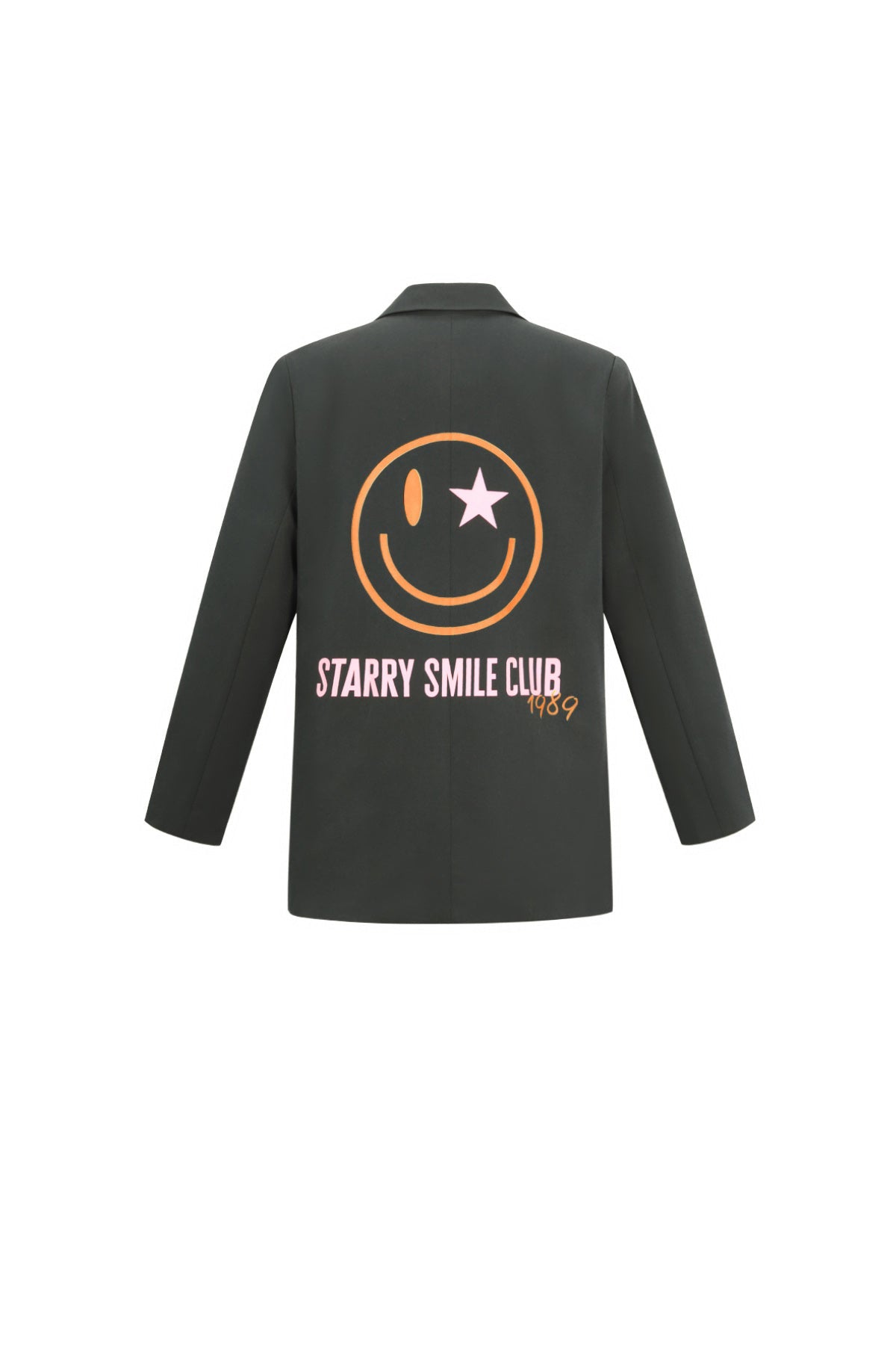 Oversized Blazer - Starry - Printed - Loose Fit Blazer - Women's Blazer-Grace Aura