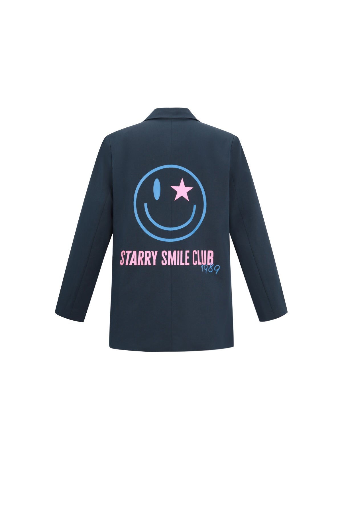 Oversized Blazer - Starry - Printed - Loose Fit Blazer - Women's Blazer-Grace Aura