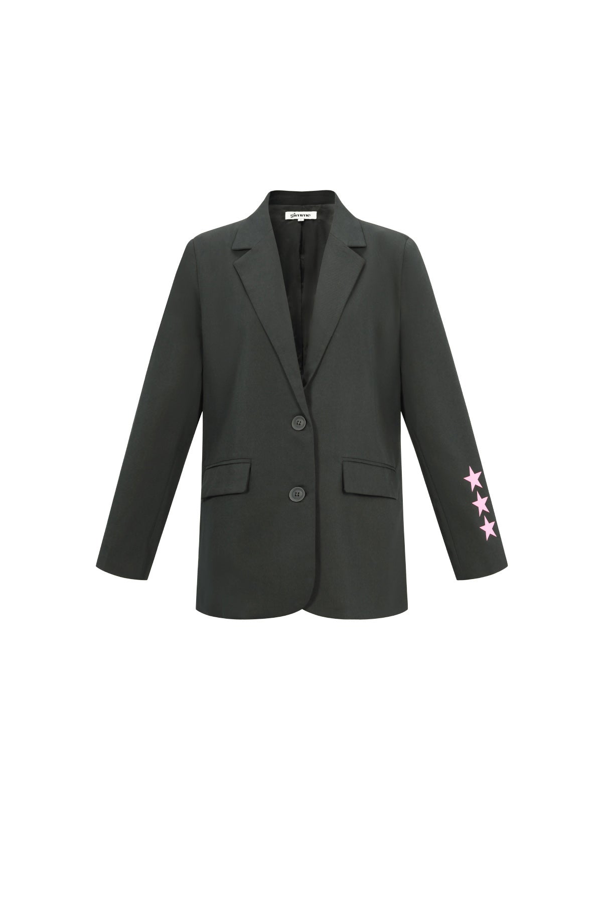 Oversized Blazer - Starry - Printed - Loose Fit Blazer - Women's Blazer-Grace Aura