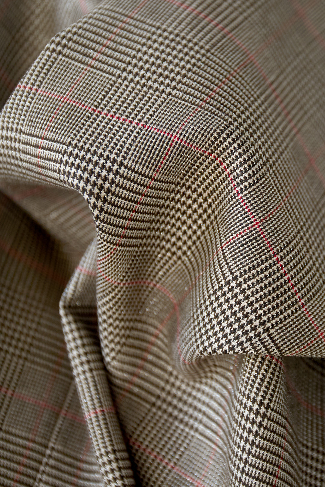 Oversized Blazer - Women's Loose Fit Single Breasted Checkered Blazer-Grace Aura
