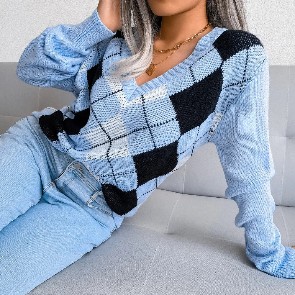 Oversized Cardigan | V-Neck | Long Sleeve | Knit Cardigan | Women's Clothing-Grace Aura