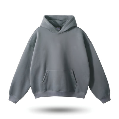Oversized Hoodie | Pullover | Comfy | Plain Hoodie | Unisex Hoodie-Grace Aura
