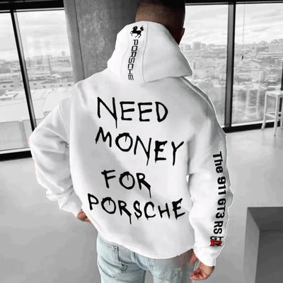 Oversized Hoodie - Warm - Printed - Pullover Hoodie - Hoodie for Men-Grace Aura