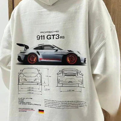 Oversized Hoodie - Warm - Printed - Pullover Hoodie - Hoodie for Men-Grace Aura