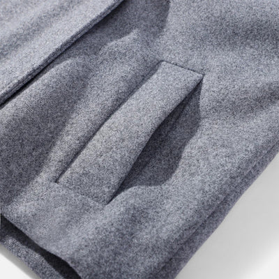 Oversized Jacket - Women's Double Breasted Short Trench Coat-Grace Aura