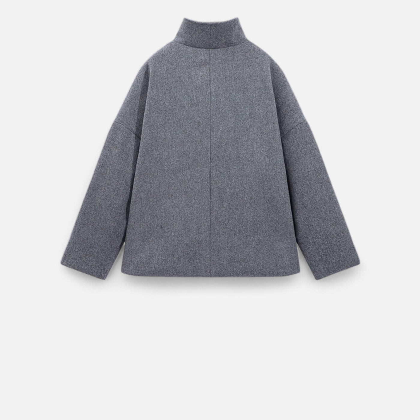 Oversized Jacket - Women's Double Breasted Short Trench Coat-Grace Aura