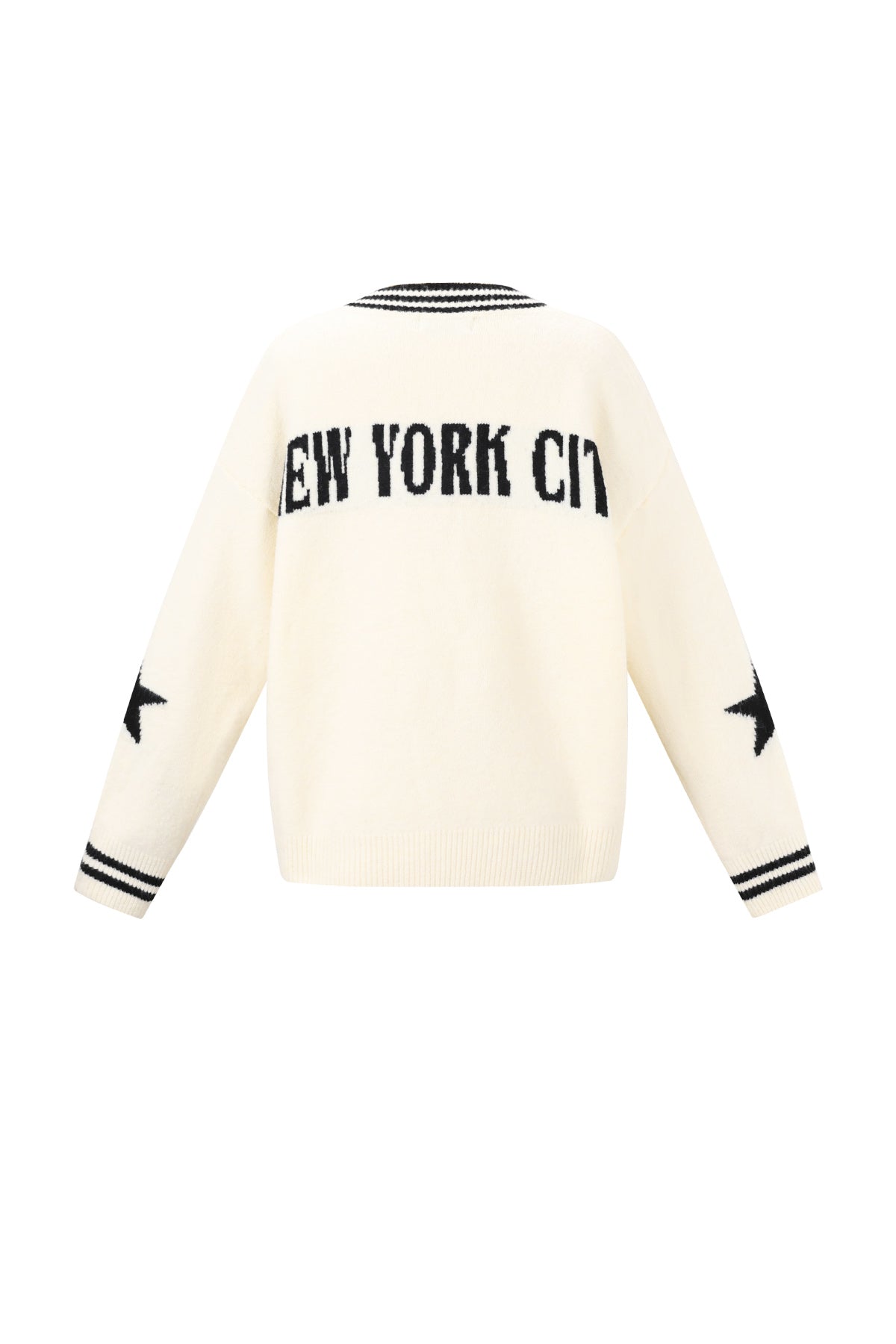 Oversized Jumper | NYC | V-Neck | Knitted Sweater | Women's Knitwear-Grace Aura