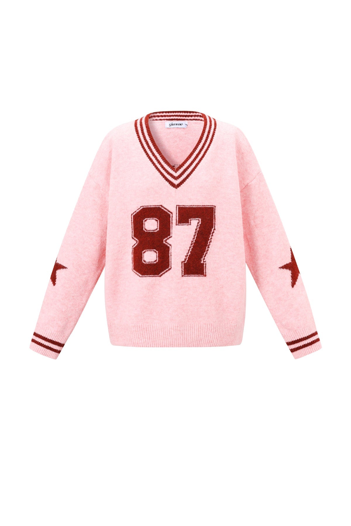 Oversized Jumper | NYC | V-Neck | Knitted Sweater | Women's Knitwear-Grace Aura