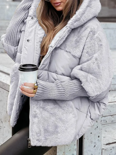 Oversized Puffer Jacket | Hooded | Oversized Winter Jacket | Women's Winter Jacket -Grace Aura