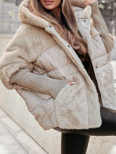 Oversized Puffer Jacket | Hooded | Oversized Winter Jacket | Women's Winter Jacket -Grace Aura