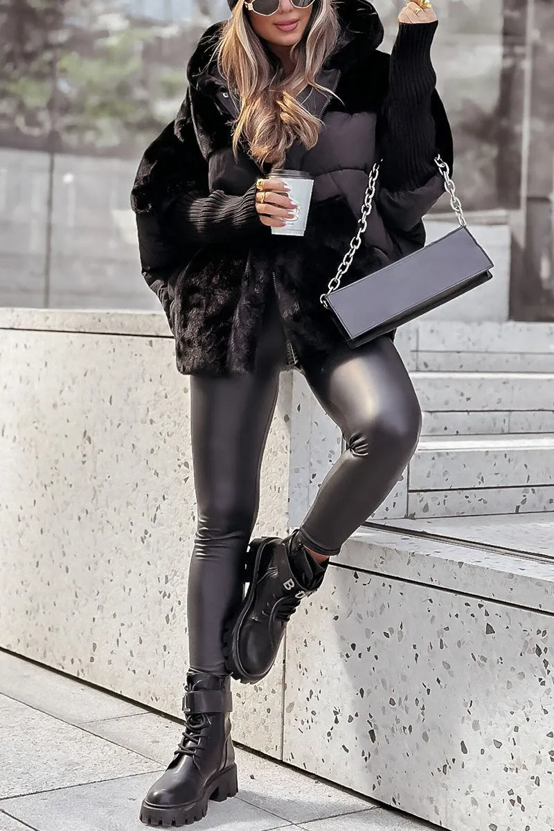 Oversized Puffer Jacket | Hooded | Oversized Winter Jacket | Women's Winter Jacket -Grace Aura