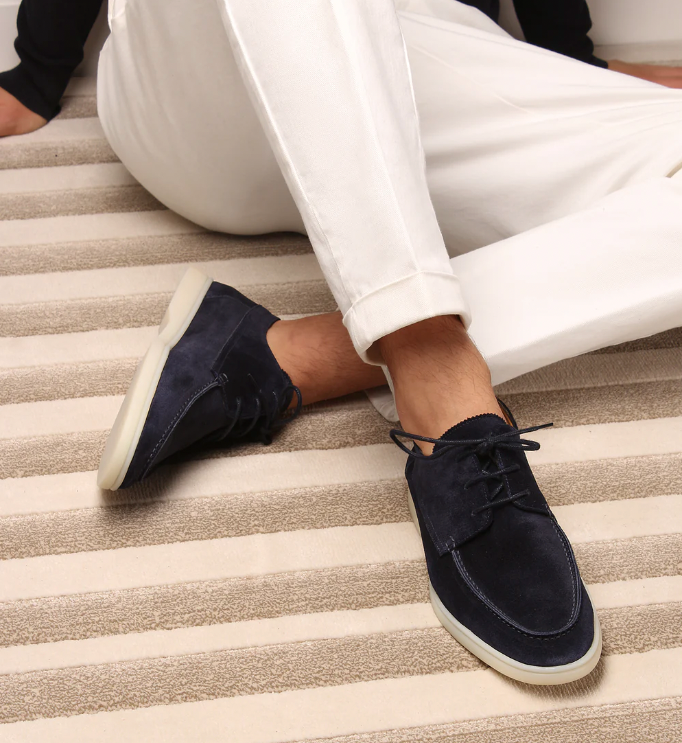 Oxford Shoes | Lace-Up | Suede | Dress Shoes | Men's Shoes-Grace Aura