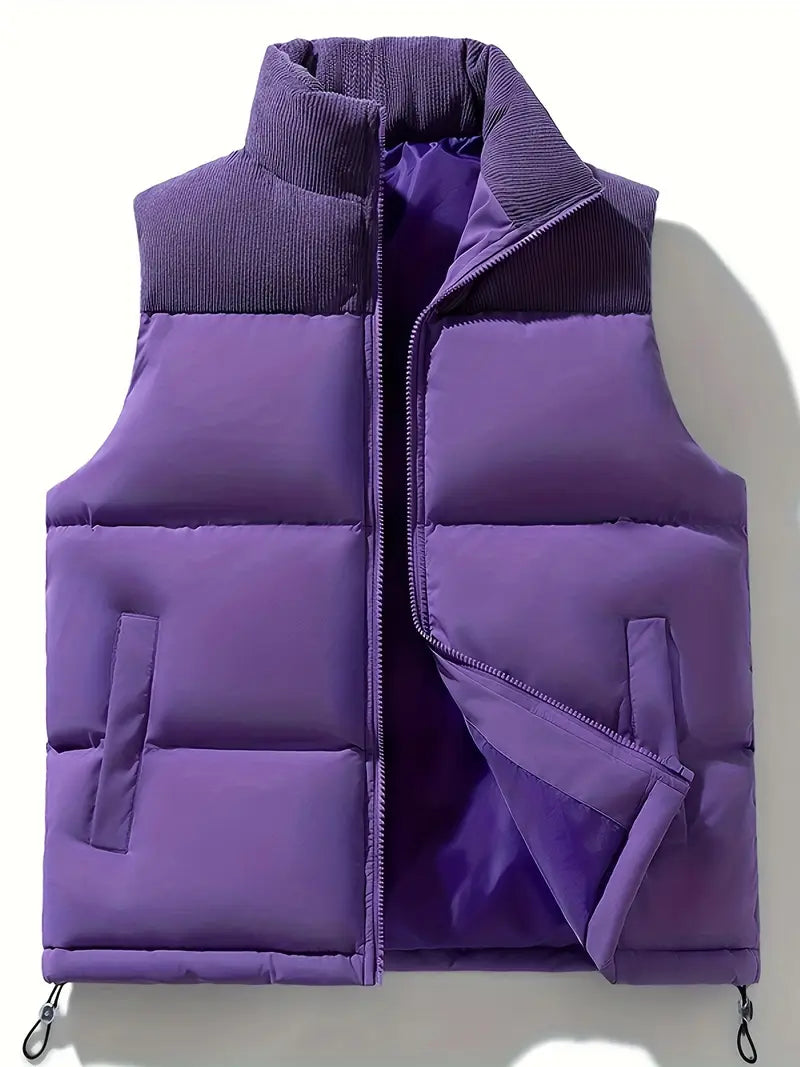 Padded Gilet - Zip-Up - Bodywarmer - Puffer Vest - Men's Gilet-Grace Aura
