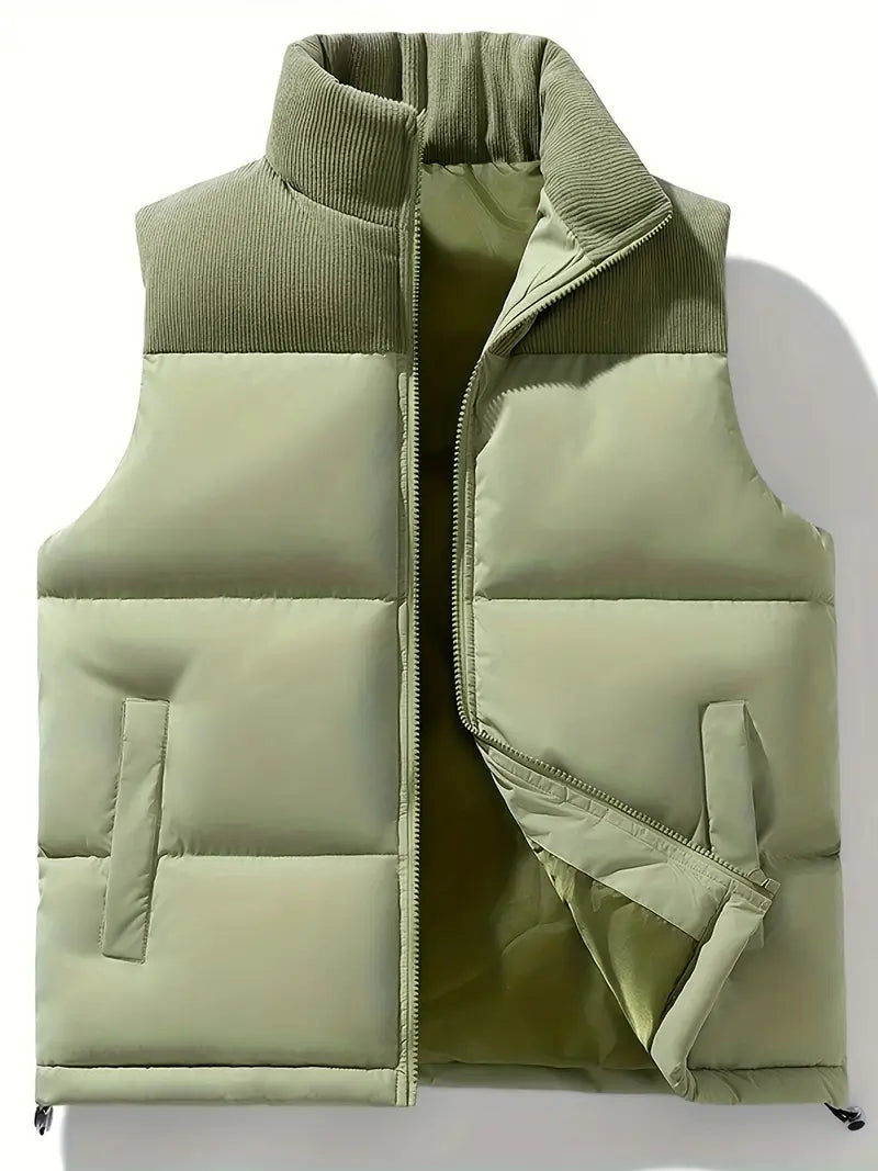Padded Gilet - Zip-Up - Bodywarmer - Puffer Vest - Men's Gilet-Grace Aura