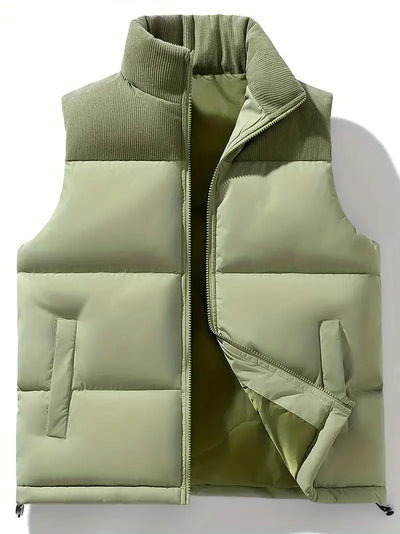 Padded Gilet - Zip-Up - Bodywarmer - Puffer Vest - Men's Gilet-Grace Aura
