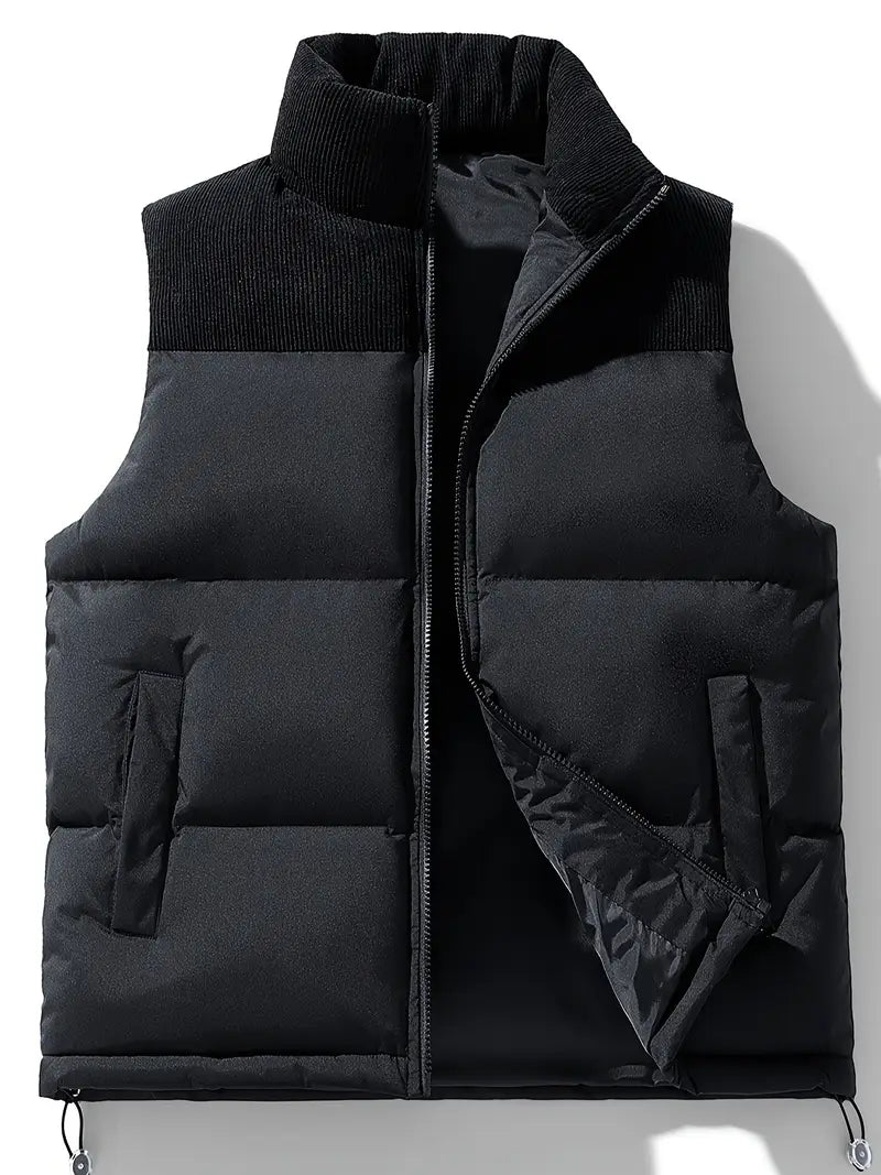 Padded Gilet - Zip-Up - Bodywarmer - Puffer Vest - Men's Gilet-Grace Aura