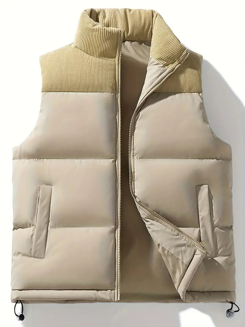Padded Gilet - Zip-Up - Bodywarmer - Puffer Vest - Men's Gilet-Grace Aura