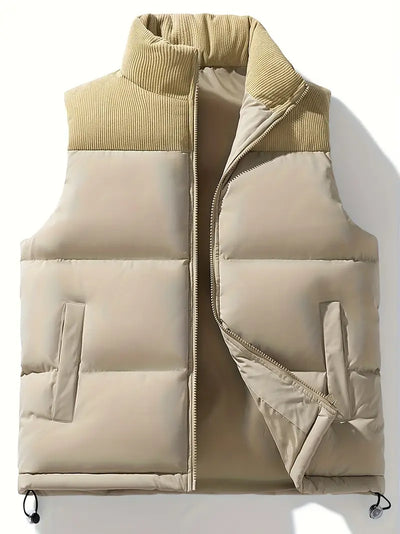 Padded Gilet - Zip-Up - Bodywarmer - Puffer Vest - Men's Gilet-Grace Aura