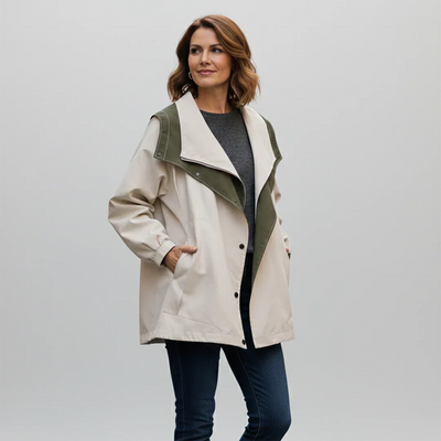 Parka Jacket - Hooded - Oversized - Autumn Jacket - Women's Jacket-Grace Aura