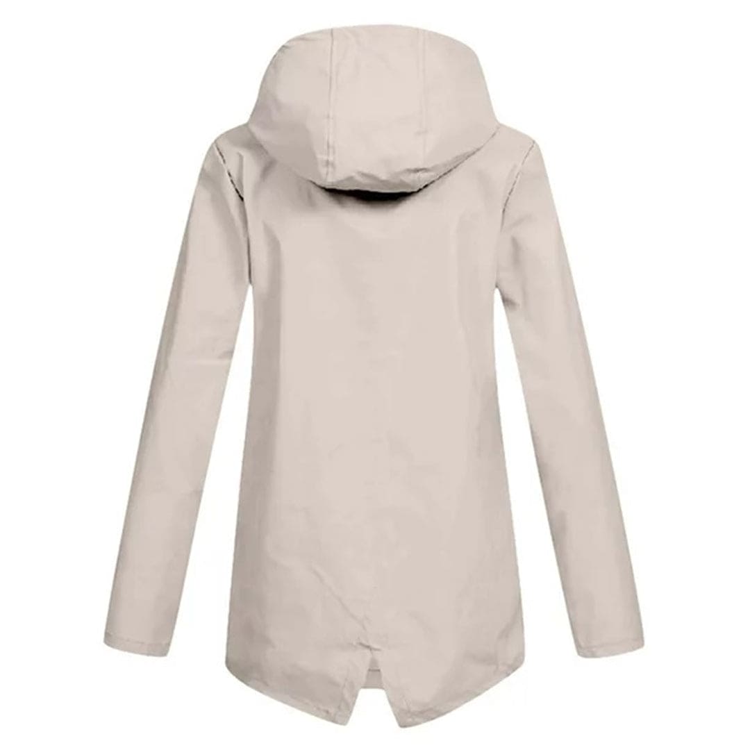 Parka Jacket - Women's Hooded Mid Length Windproof Jacket for Autumn-Grace Aura