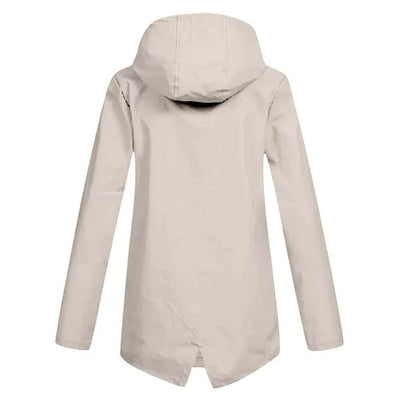 Parka Jacket - Women's Hooded Mid Length Windproof Jacket for Autumn-Grace Aura