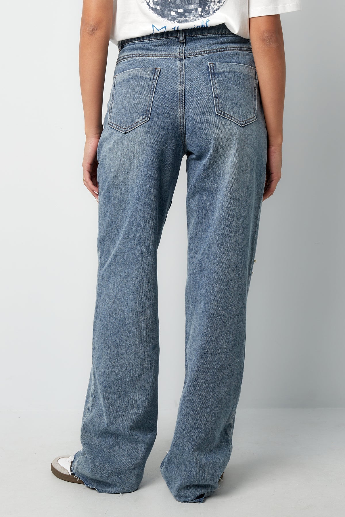 Pearl Jeans | Straight Leg | Denim | Loose Fit Jeans | Women's Jeans-Grace Aura