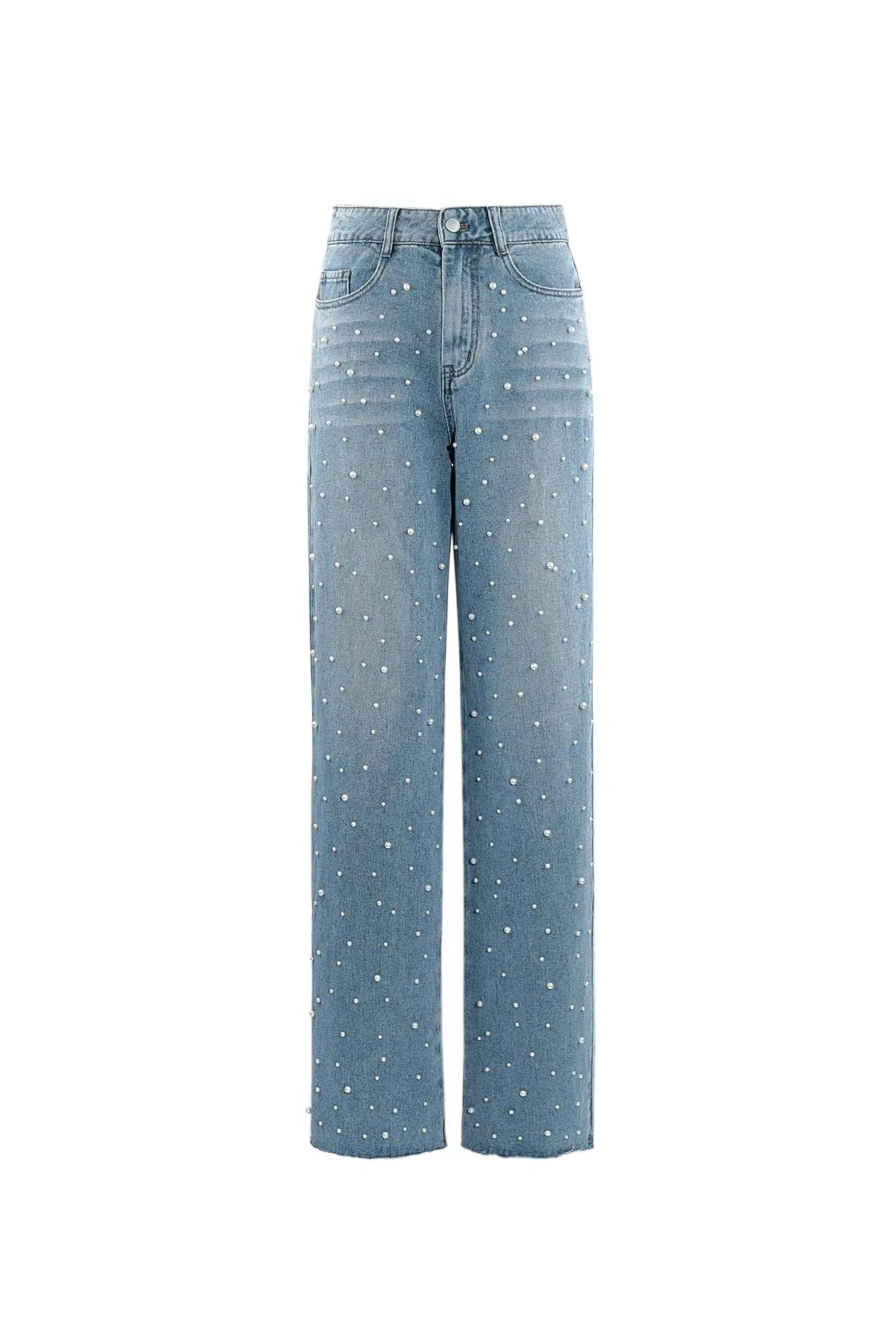 Pearl Jeans | Straight Leg | Denim | Loose Fit Jeans | Women's Jeans-Grace Aura