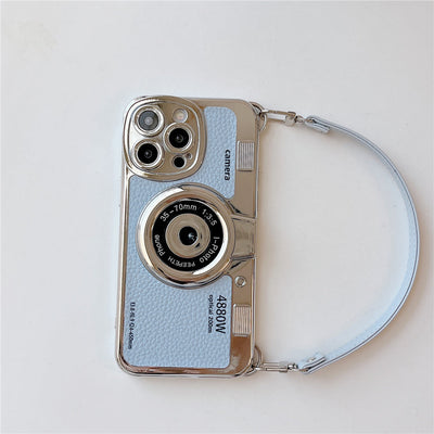 Phone Case | Retro | Wrist Strap | Camera Phone Case | Phone Cover-Grace Aura