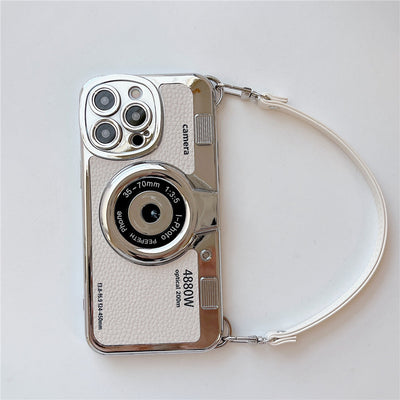 Phone Case | Retro | Wrist Strap | Camera Phone Case | Phone Cover-Grace Aura