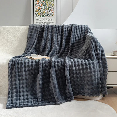 Plush Blanket - Warm Fuzzy Winter Throw Blankets for Couch-Grace Aura