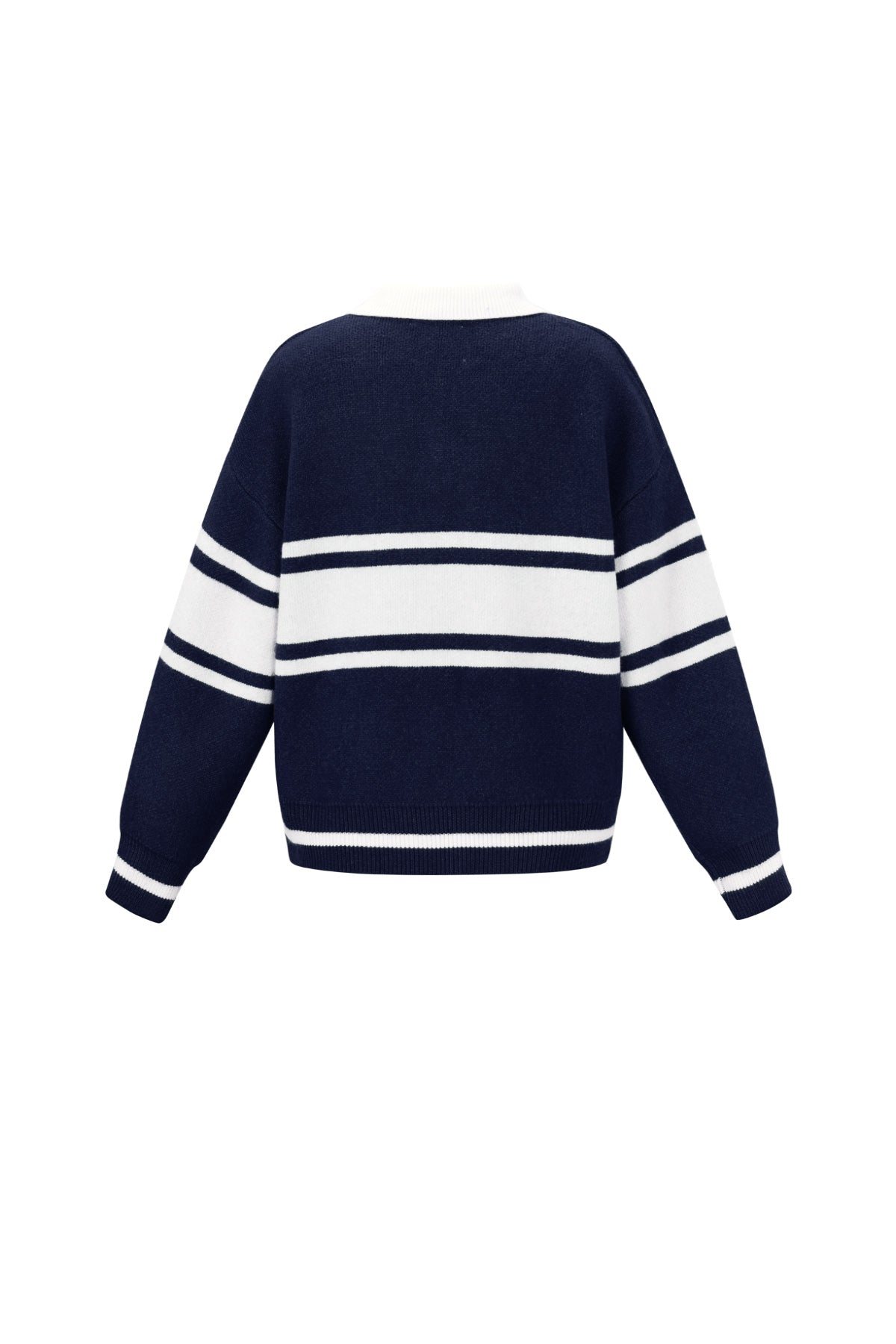 Polo Jumper - Los Angeles - Collared - Knitted Sweater - Women's Knitwear-Grace Aura