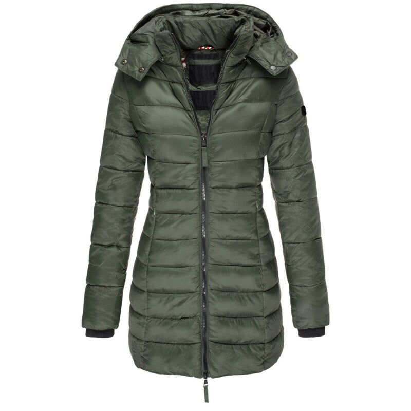 Puffer Coat - Warm - Hooded - Down Jacket - Women's Winter Jacket -Grace Aura