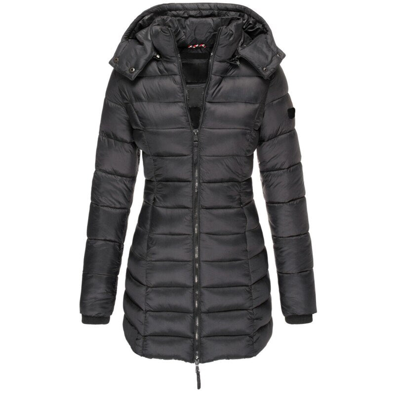 Puffer Coat - Warm - Hooded - Down Jacket - Women's Winter Jacket -Grace Aura