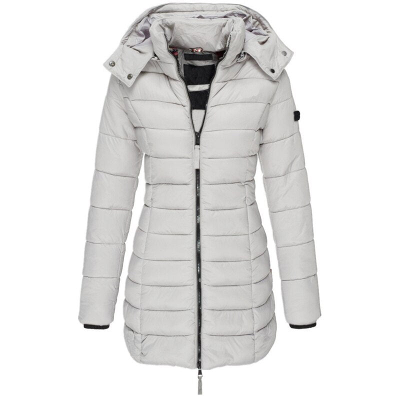 Puffer Coat - Warm - Hooded - Down Jacket - Women's Winter Jacket -Grace Aura