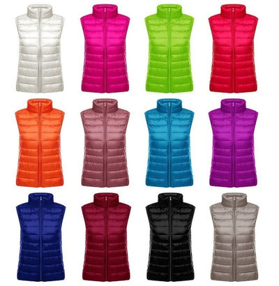 Puffer Gilet | Padded | Bodywarmer | Down Vest | Women's Gilet-Grace Aura