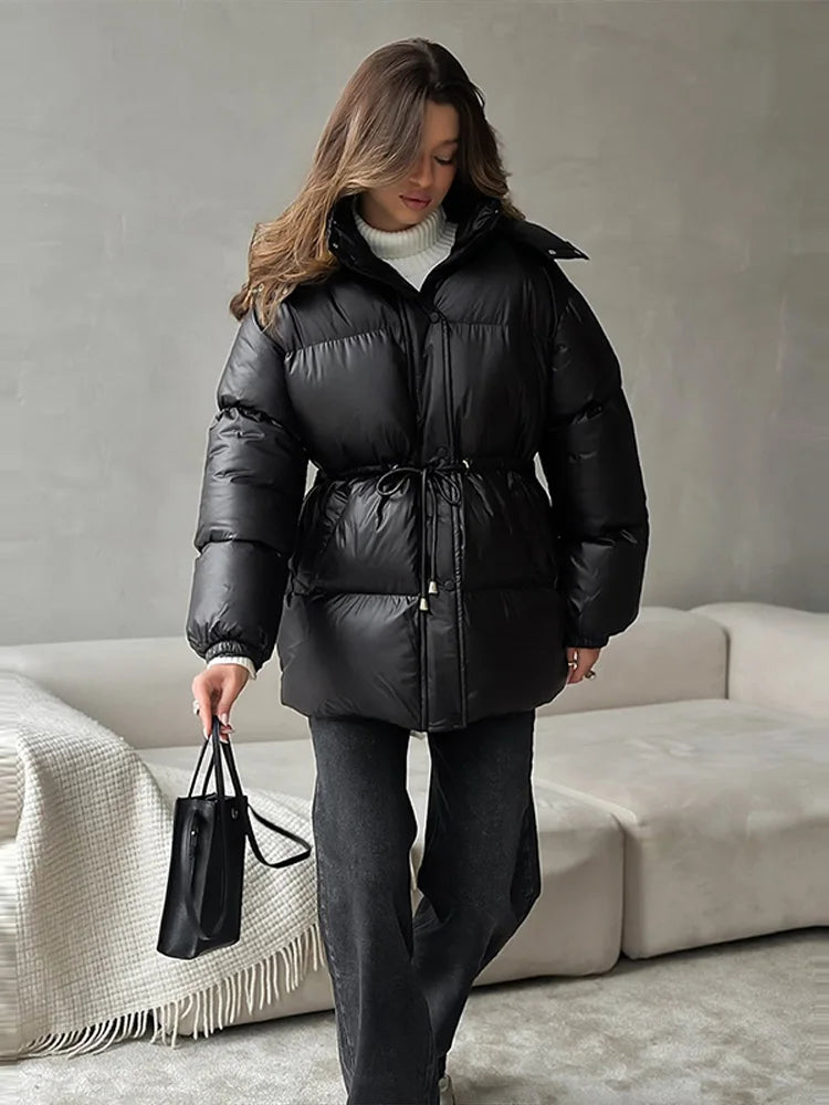 Puffer Jacket | Hooded | Padded | Down Jacket | Women's Winter Jacket -Grace Aura