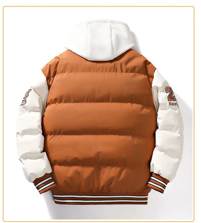 Puffer Jacket | Hooded | Warm | Baseball Jacket | Men's Winter Jacket -Grace Aura