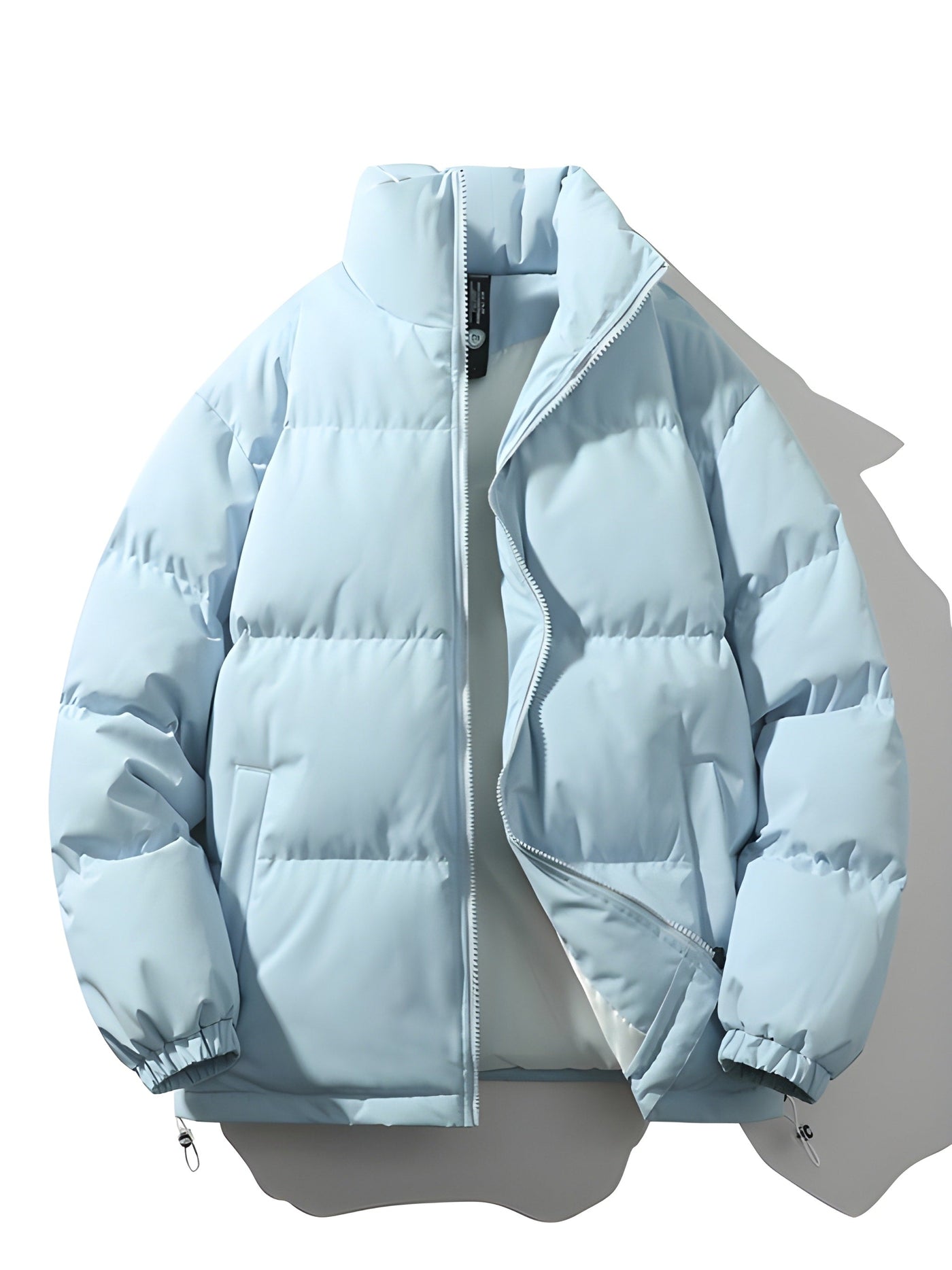 Puffer Jacket - Men's Warm Padded Oversized Jacket for Winter-Grace Aura