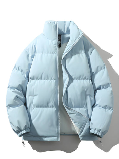 Puffer Jacket - Men's Warm Padded Oversized Jacket for Winter-Grace Aura