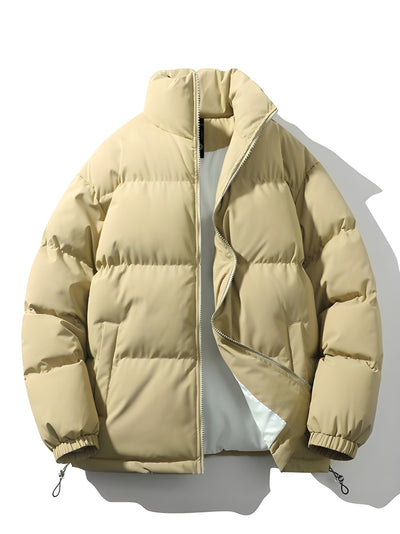 Puffer Jacket - Men's Warm Padded Oversized Jacket for Winter-Grace Aura