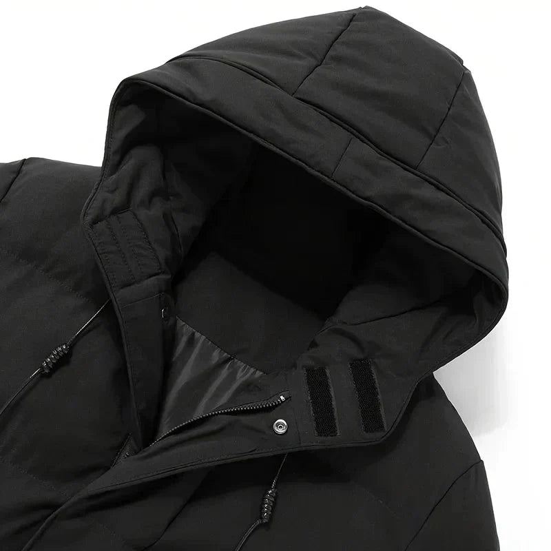Puffer Jacket | Padded | Hooded | Down Jacket | Men's Winter Coat-Grace Aura