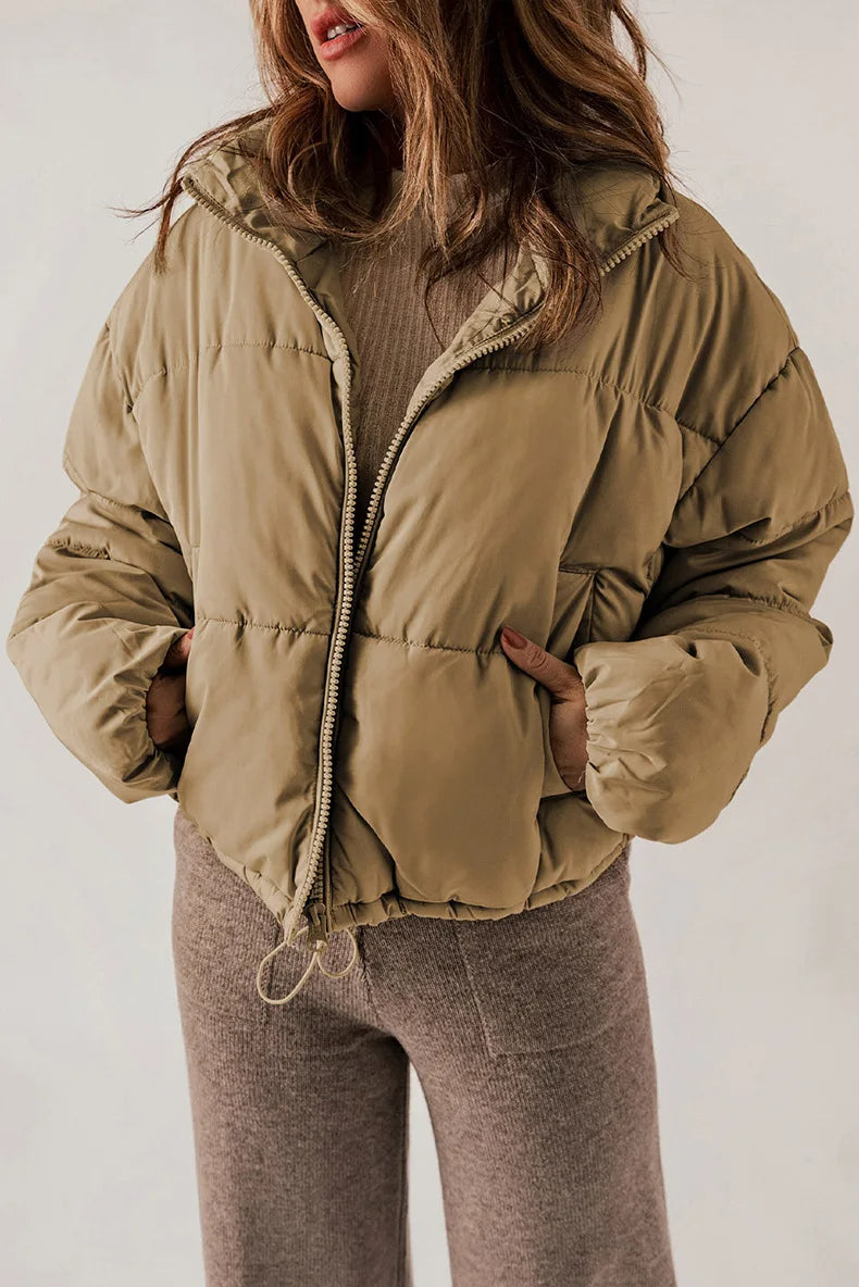 Puffer Jacket - Short - Padded - Down Jacket - Women's Winter Jacket -Grace Aura