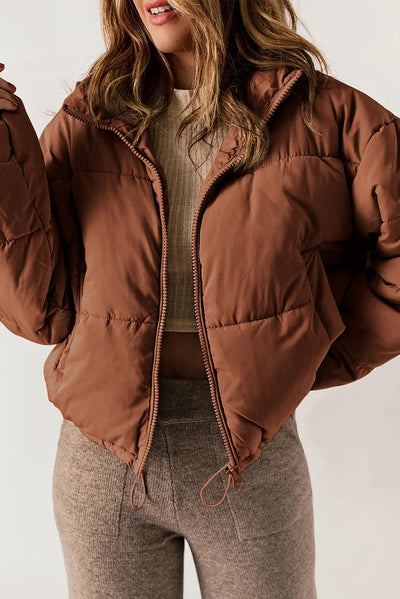 Puffer Jacket - Short - Padded - Down Jacket - Women's Winter Jacket -Grace Aura