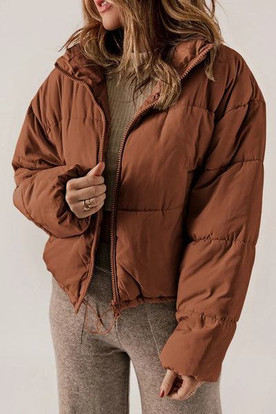 Puffer Jacket - Short - Padded - Down Jacket - Women's Winter Jacket -Grace Aura