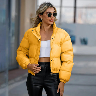 Puffer Jacket | Short | Warm | Padded Jacket | Women's Winter Jacket -Grace Aura
