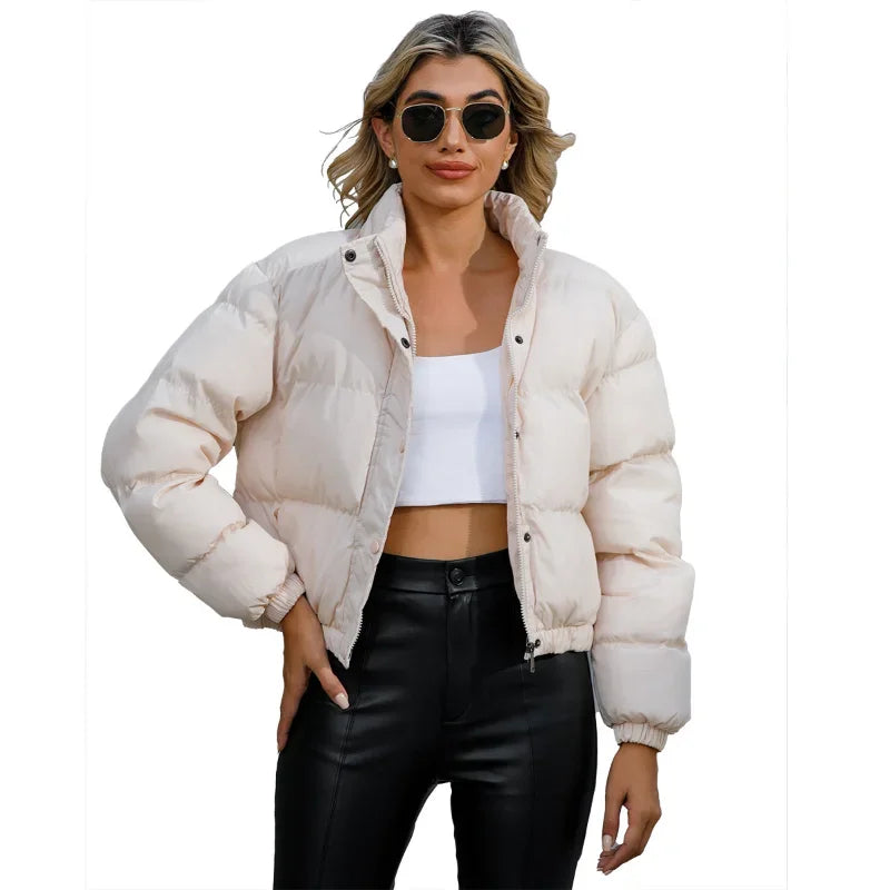 Puffer Jacket | Short | Warm | Padded Jacket | Women's Winter Jacket -Grace Aura