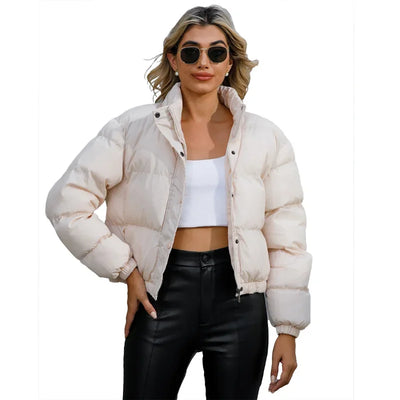 Puffer Jacket | Short | Warm | Padded Jacket | Women's Winter Jacket -Grace Aura